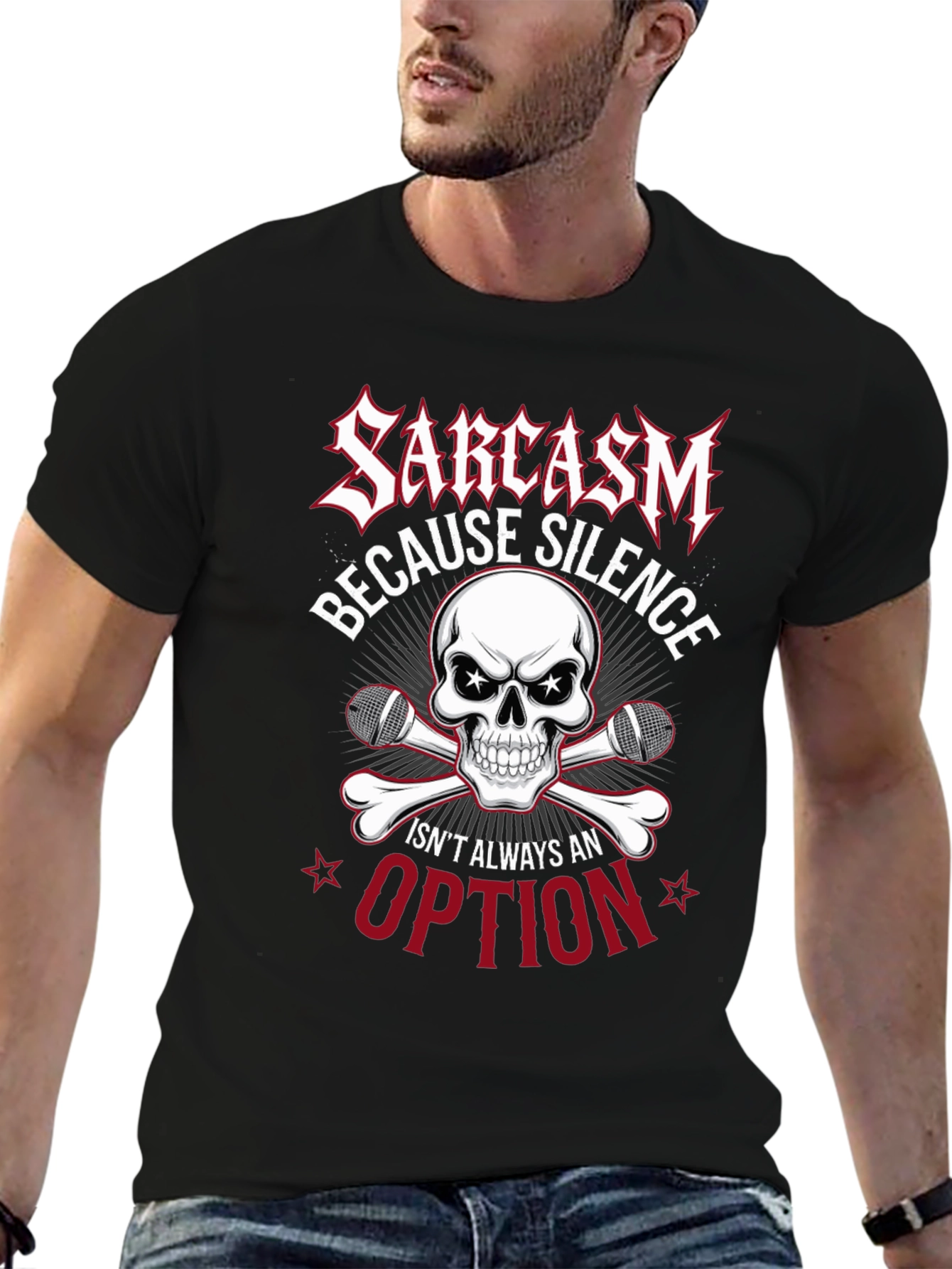 Sarcasm Skull T-Shirt