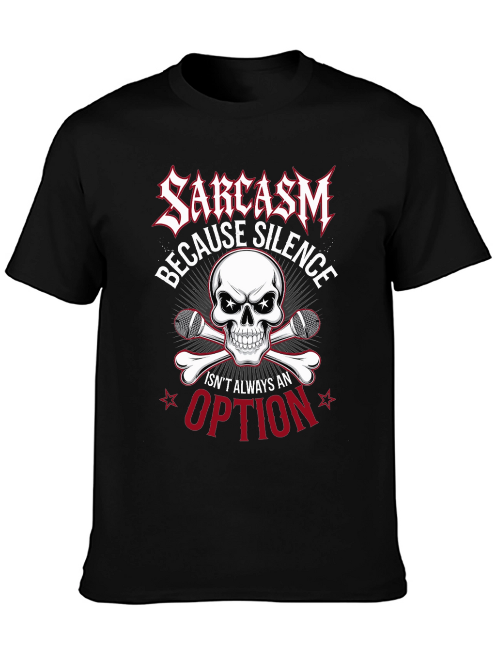 Sarcasm Skull T-Shirt