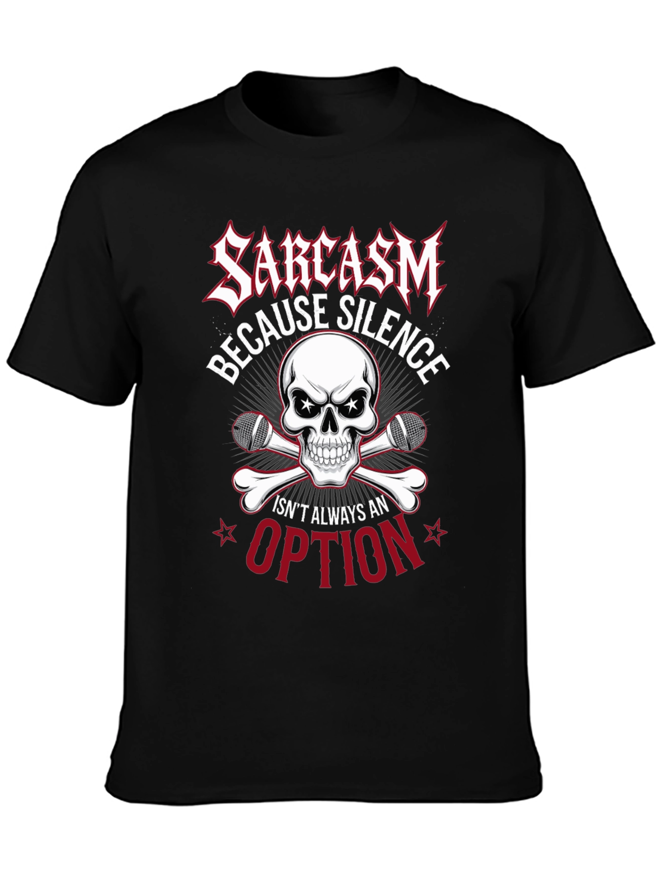 Sarcasm Skull T-Shirt