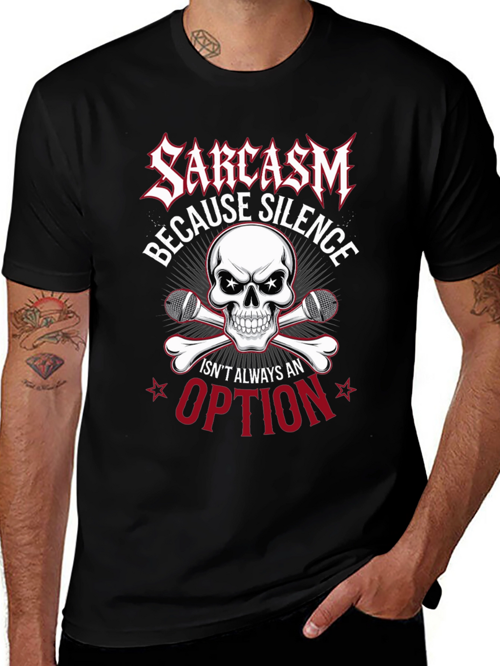 Sarcasm Skull T-Shirt