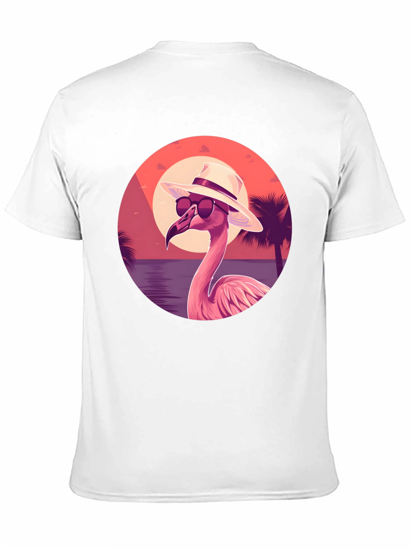 Tropical Flamingo T-Shirt - Summer Vibes