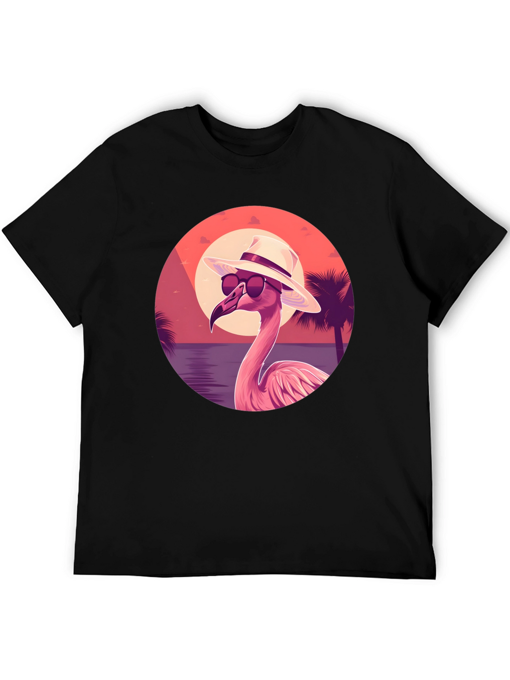 Tropical Flamingo T-Shirt - Summer Vibes