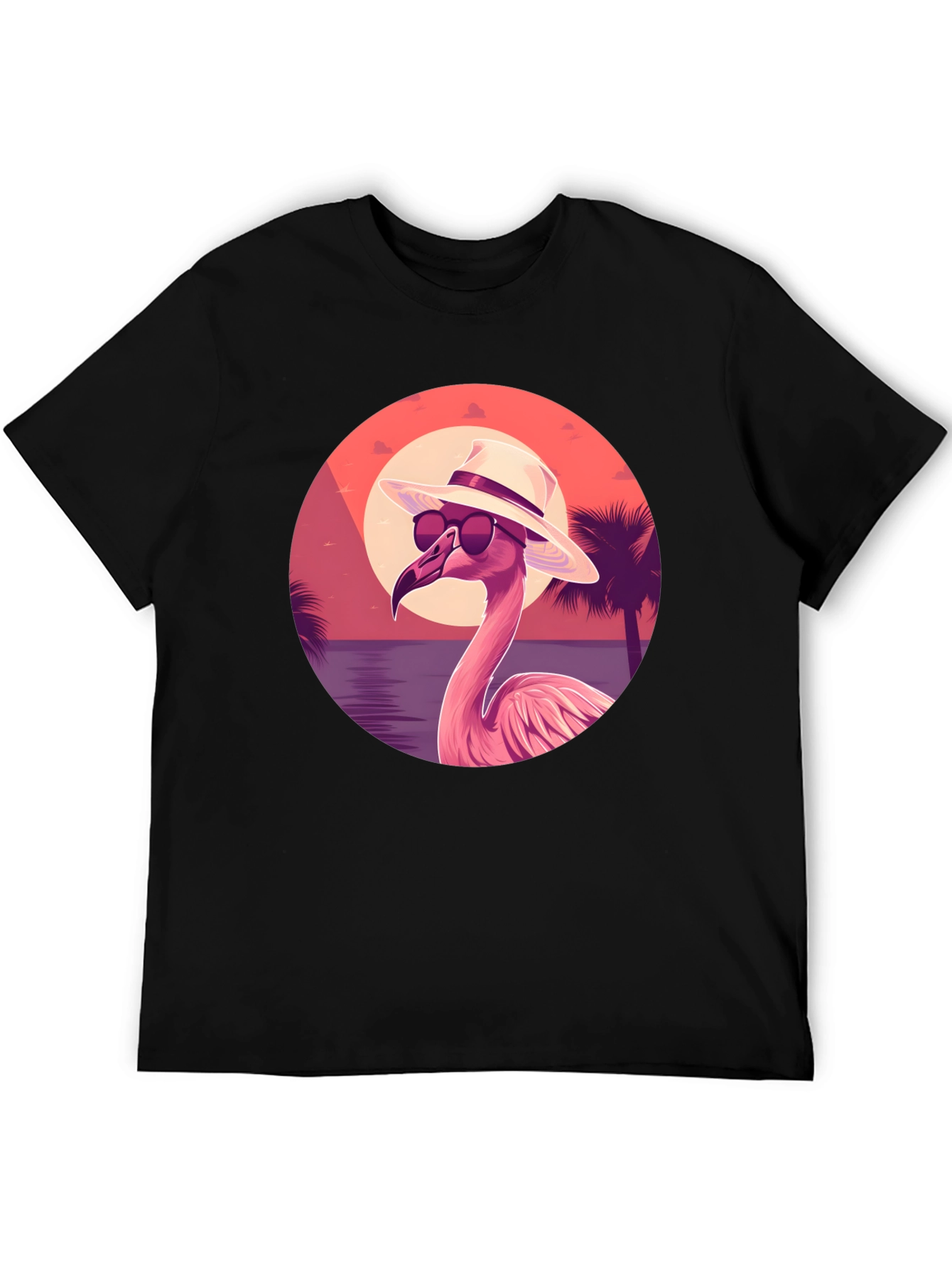 Tropical Flamingo T-Shirt - Summer Vibes