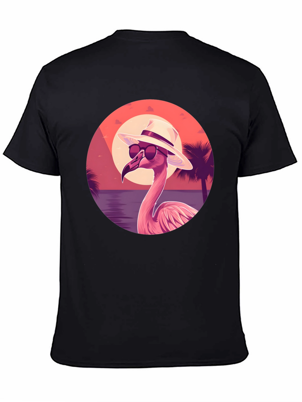 Tropical Flamingo T-Shirt - Summer Vibes