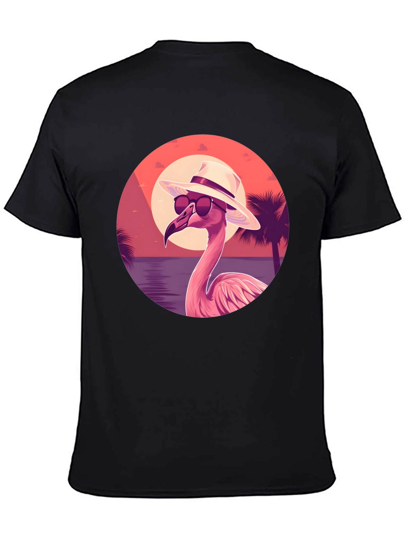 Tropical Flamingo T-Shirt - Summer Vibes
