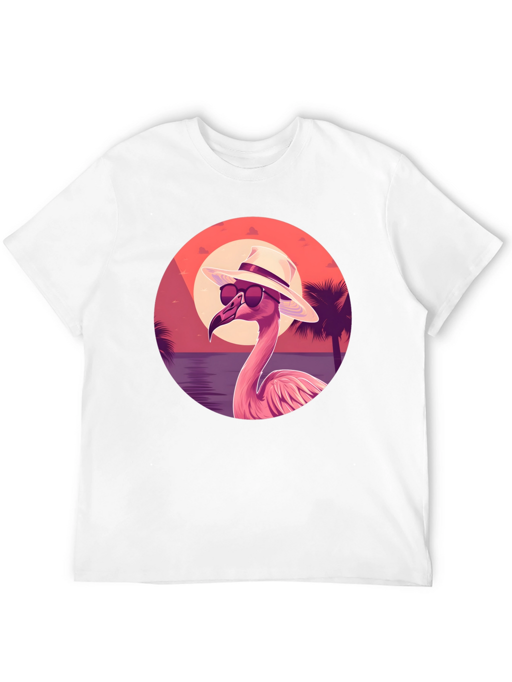 Tropical Flamingo T-Shirt - Summer Vibes