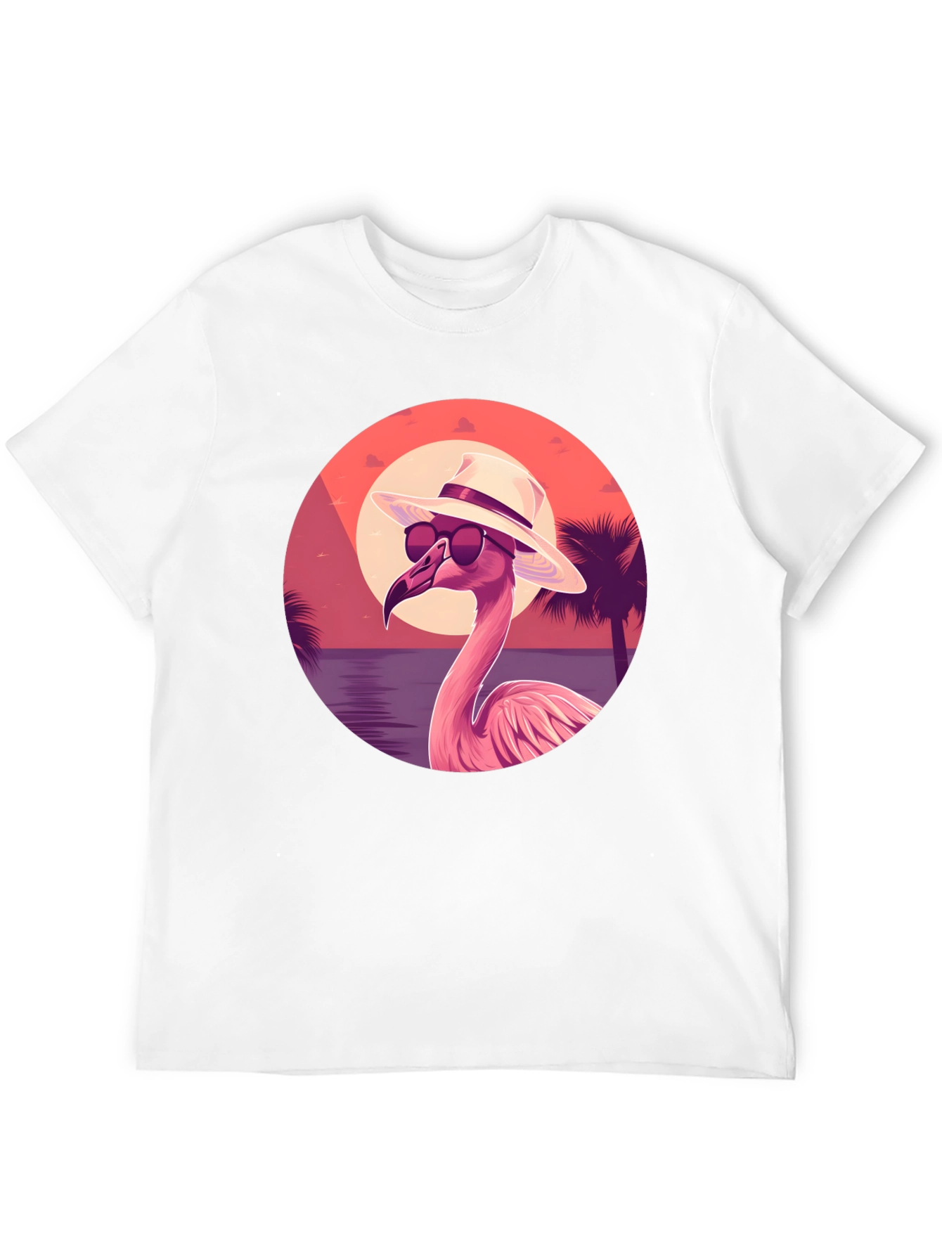 Tropical Flamingo T-Shirt - Summer Vibes