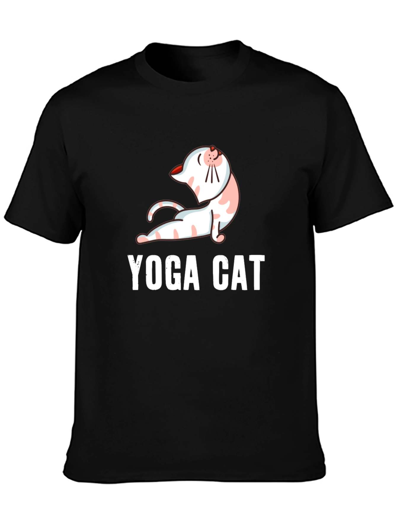 Yoga Cat T-Shirt - Funny & Comfortable Cotton Tee