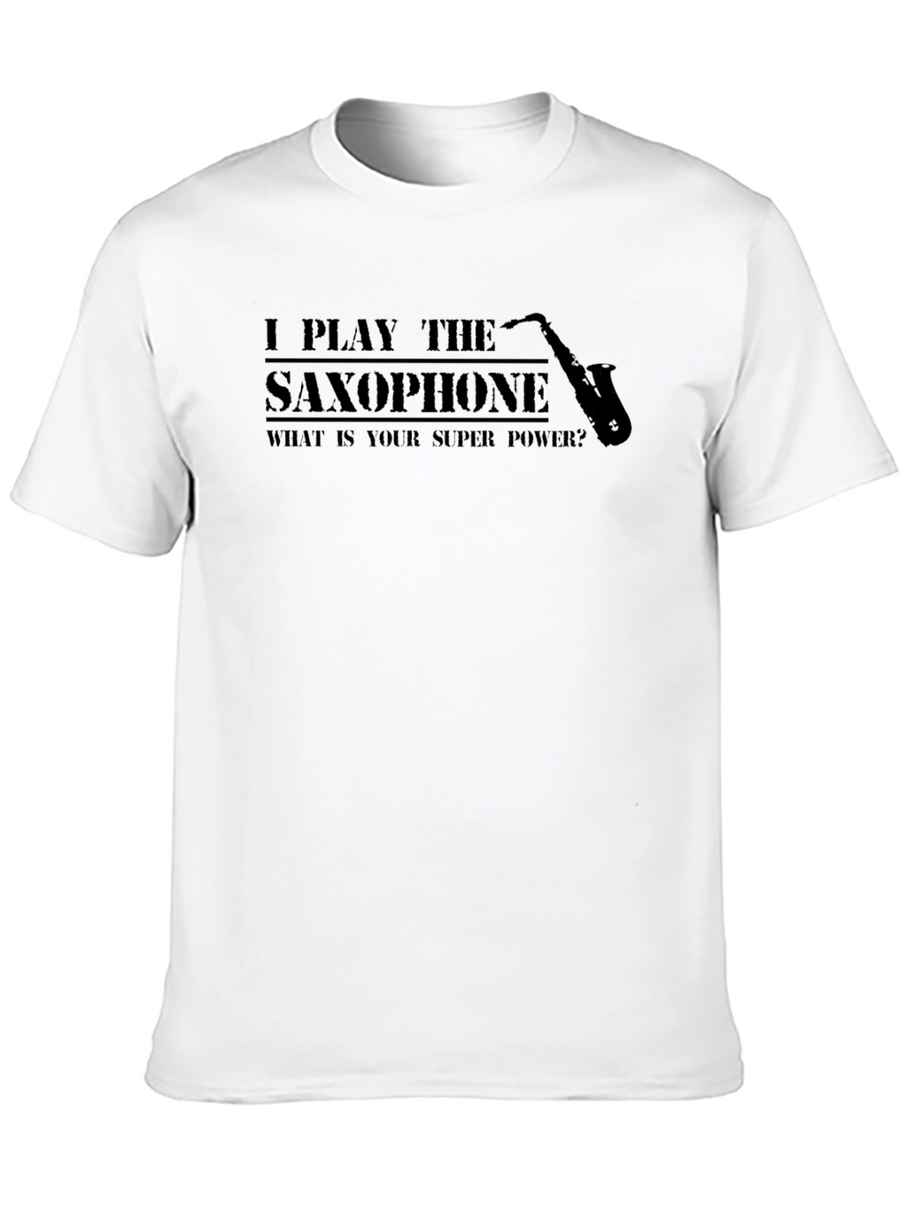 Saxophone Player Super Power Tee