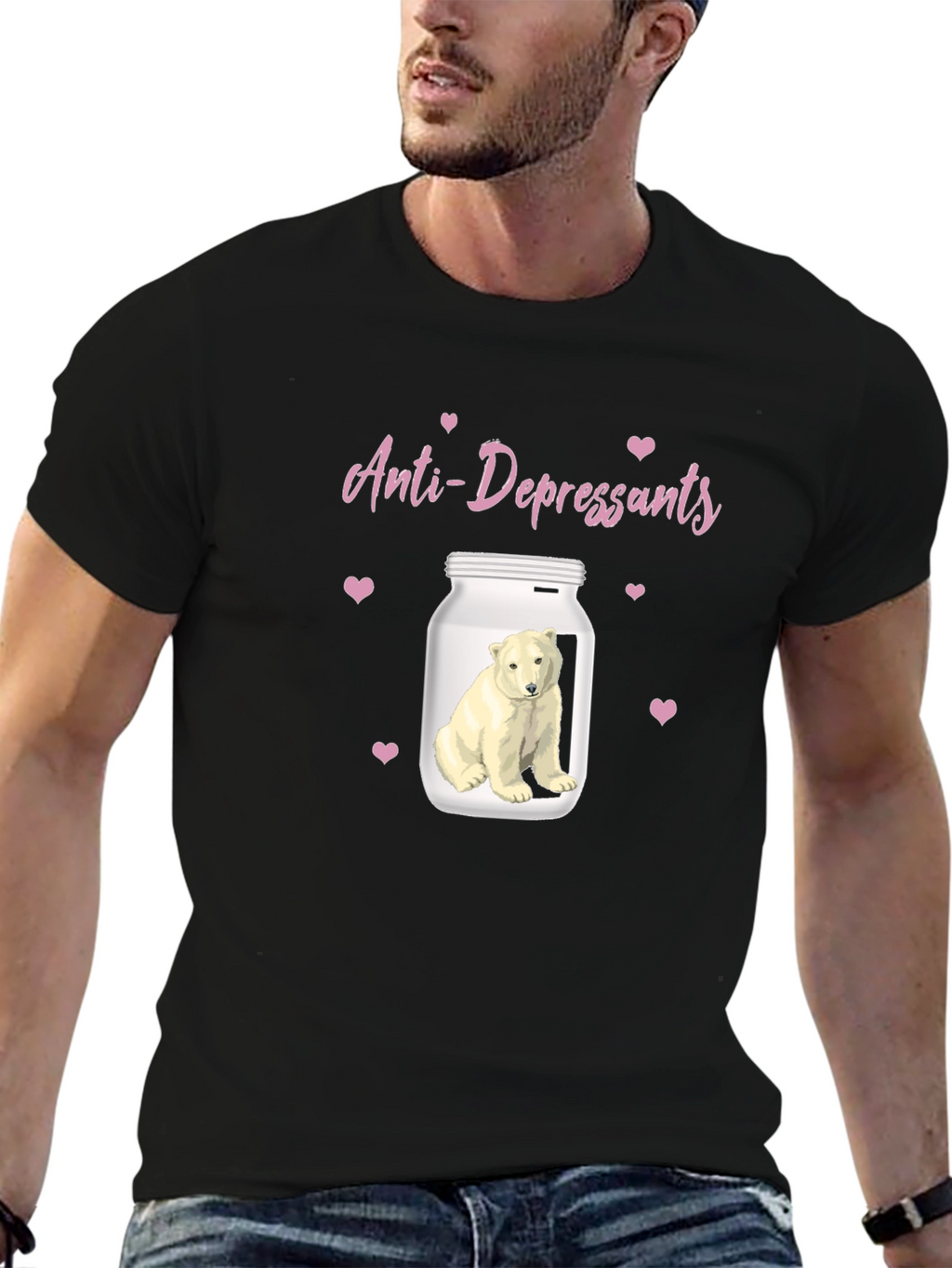 Anti-Depressant Polar Bear T-Shirt