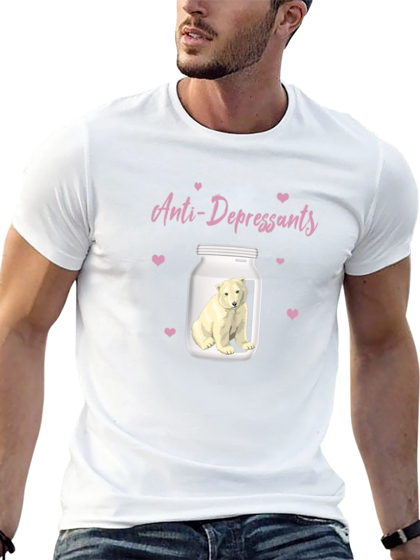 Anti-Depressant Polar Bear T-Shirt