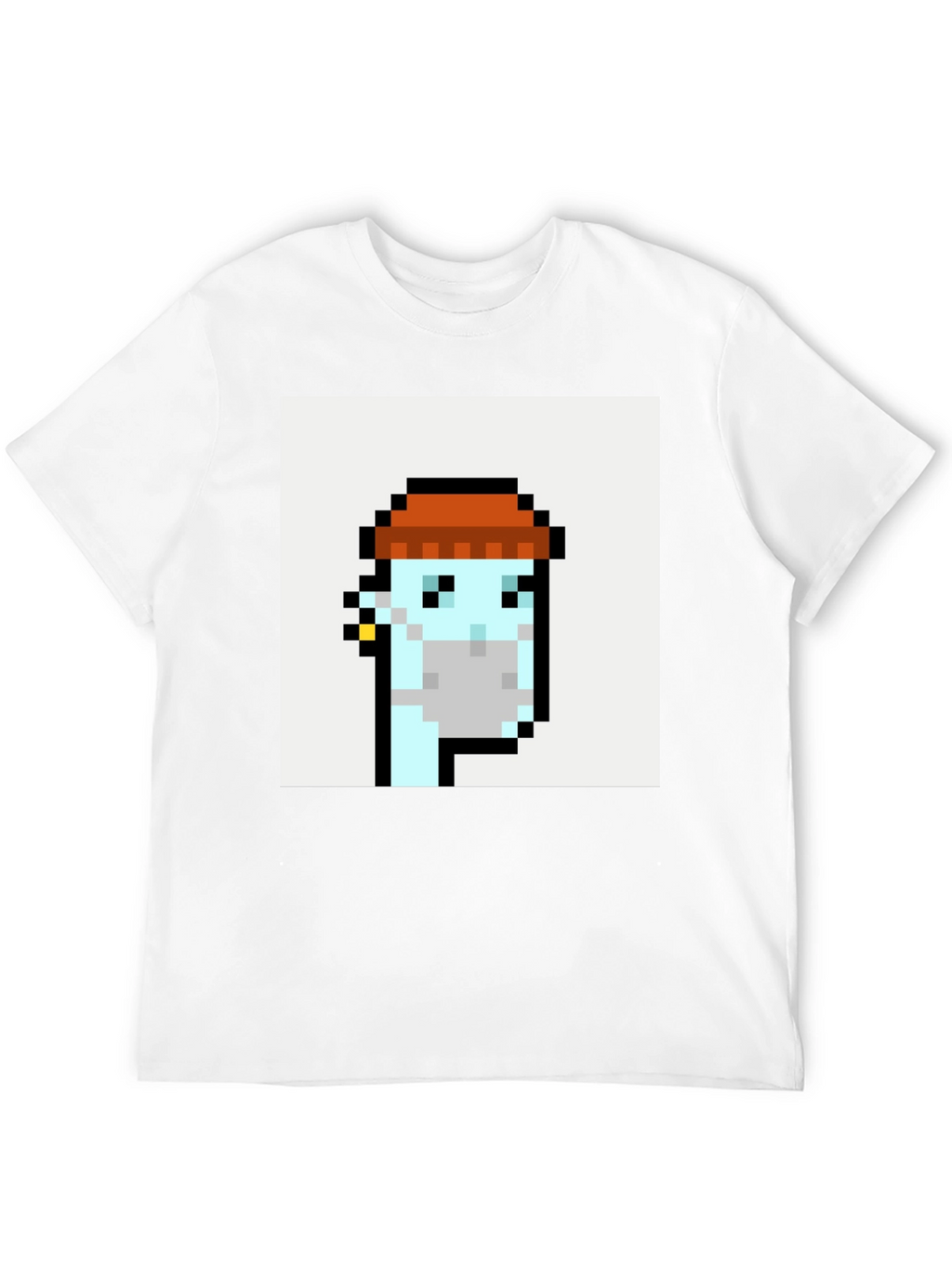 Pixel Art Crypto Punk Black T-Shirt