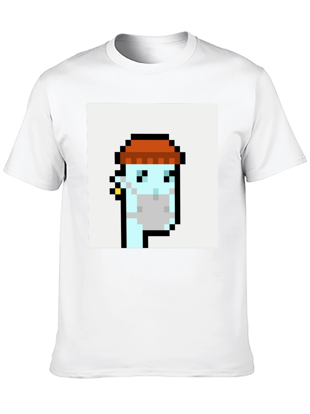 Pixel Art Crypto Punk Black T-Shirt