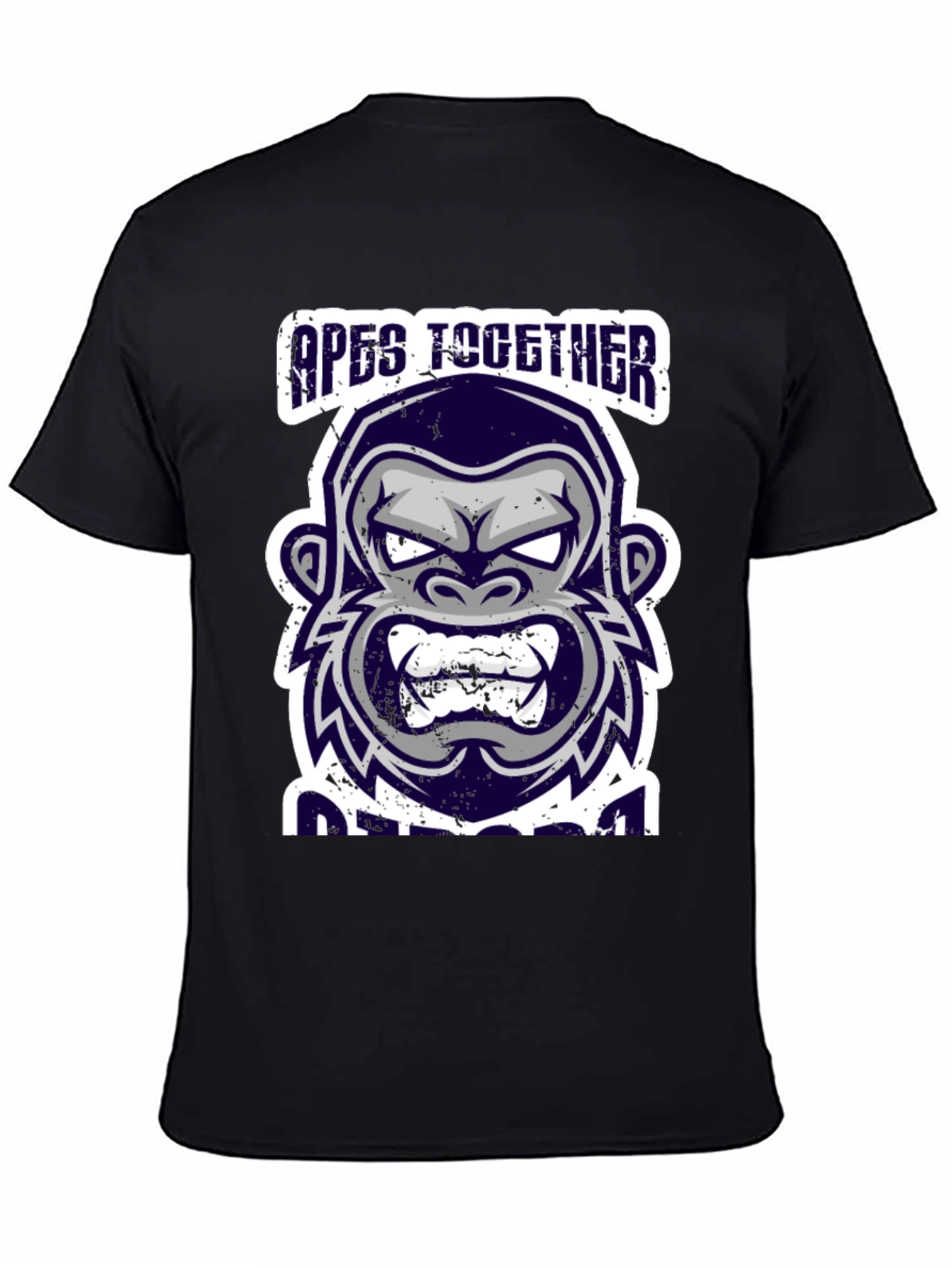 Apes Together Strong Graphic Tee - Black