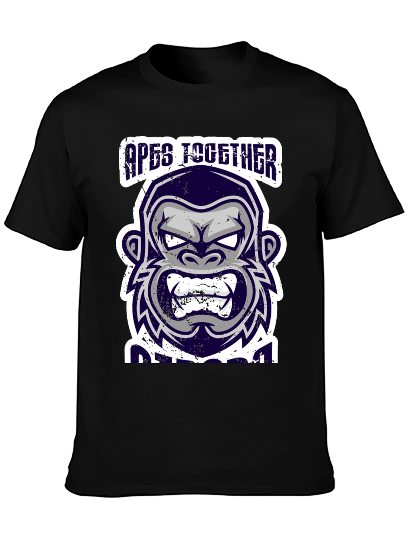 Apes Together Strong Graphic Tee - Black