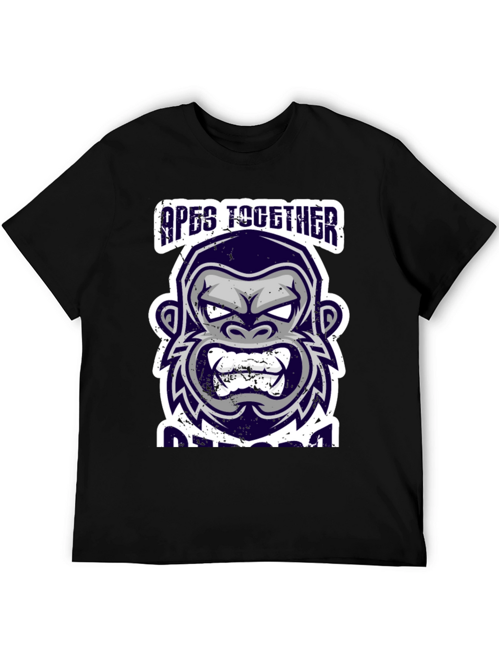 Apes Together Strong Graphic Tee - Black