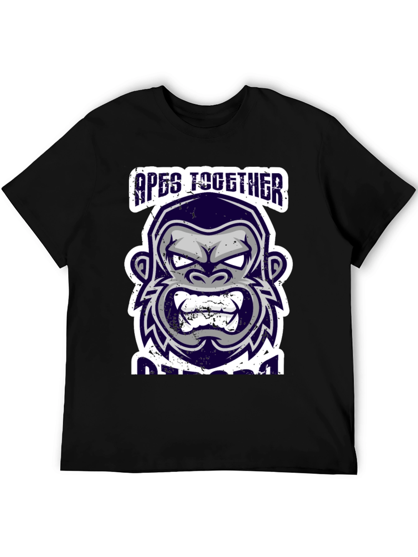 Apes Together Strong Graphic Tee - Black