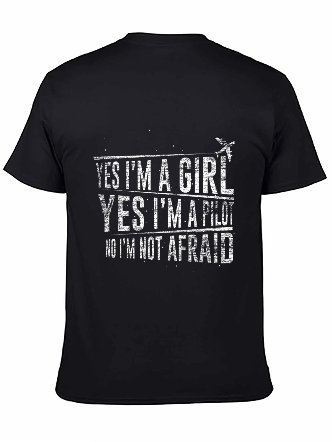 Yes Im a Girl Pilot T-Shirt