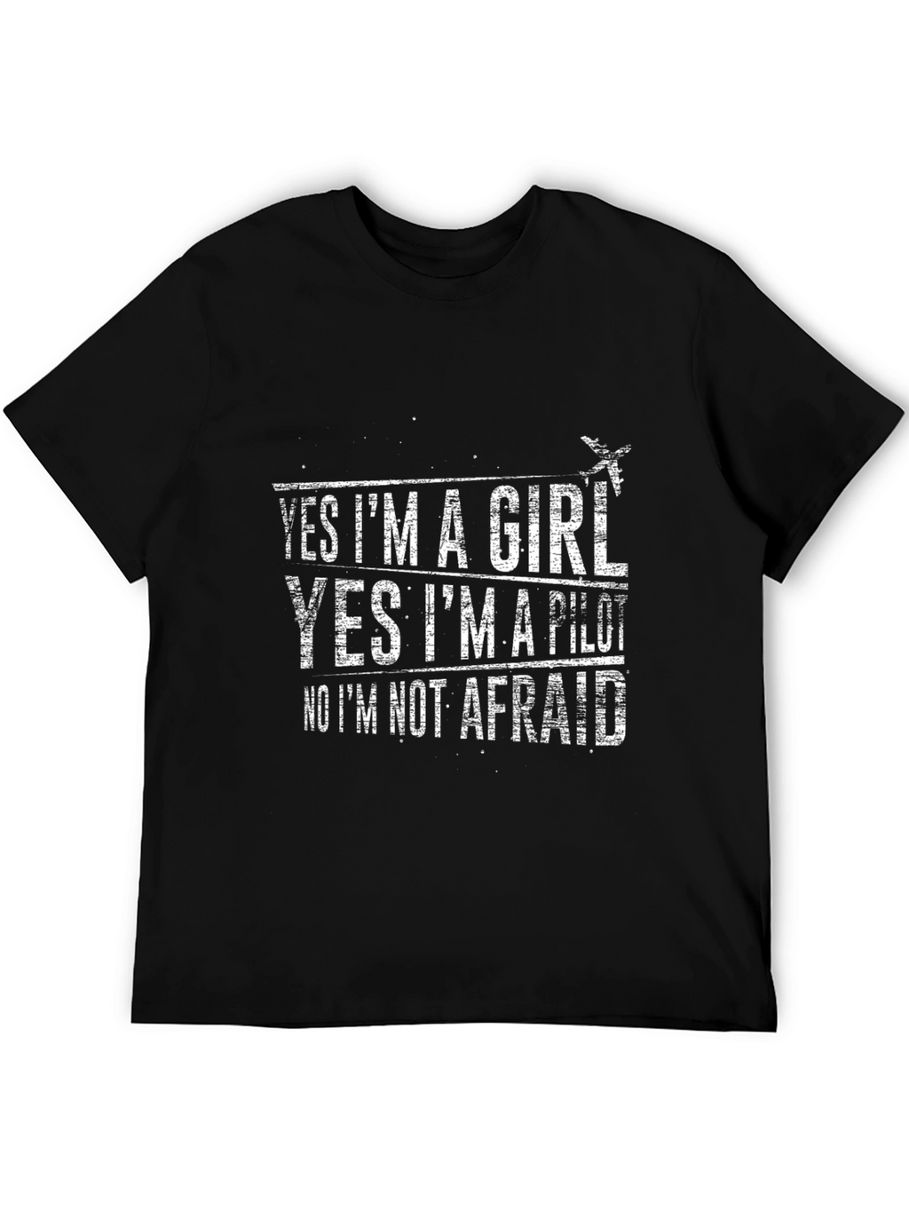 Yes Im a Girl Pilot T-Shirt