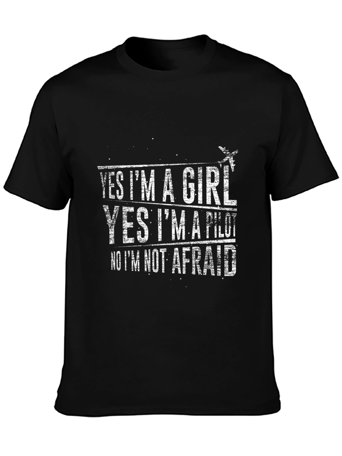 Yes Im a Girl Pilot T-Shirt