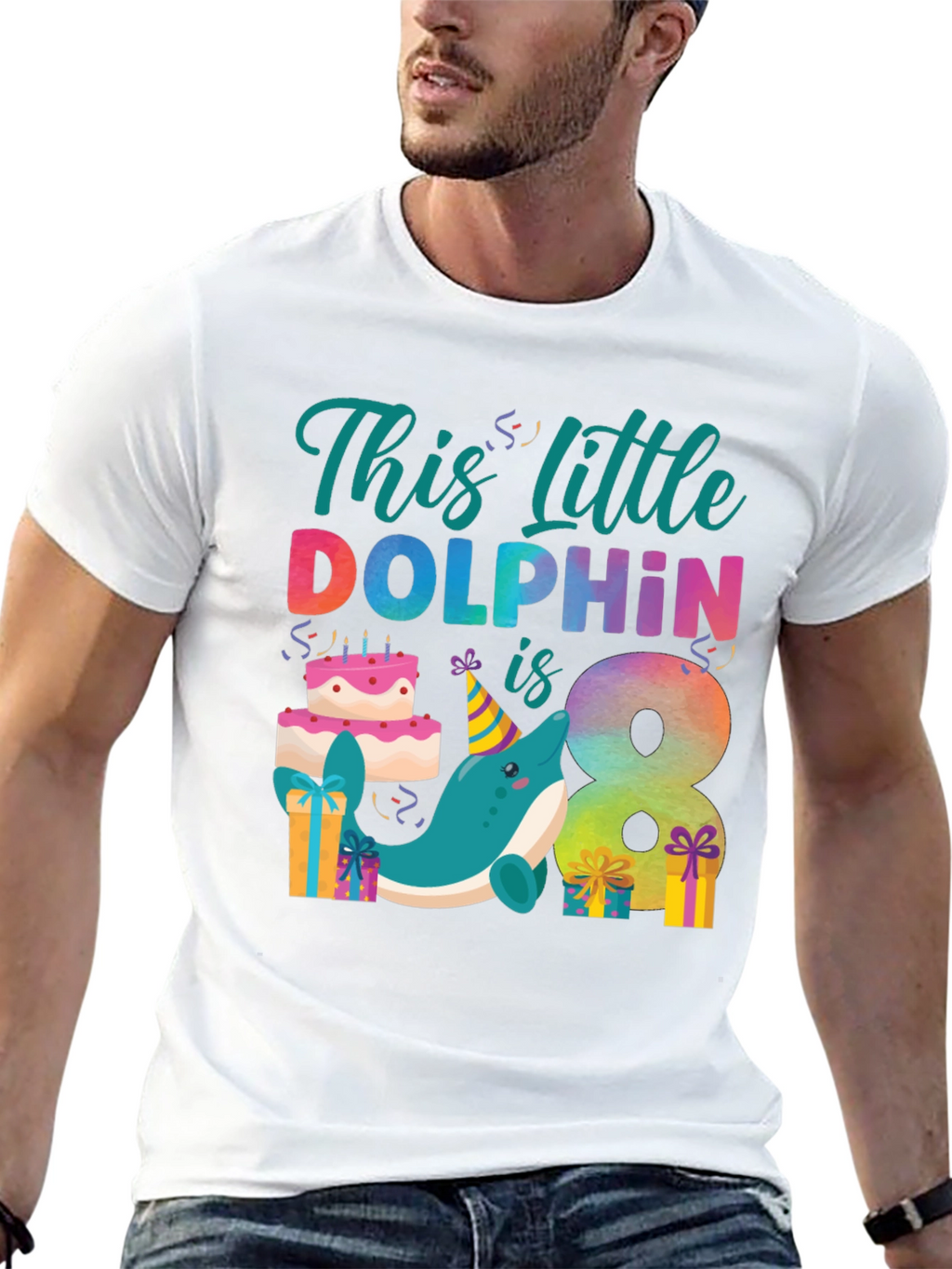 Dolphin 8th Birthday T-Shirt