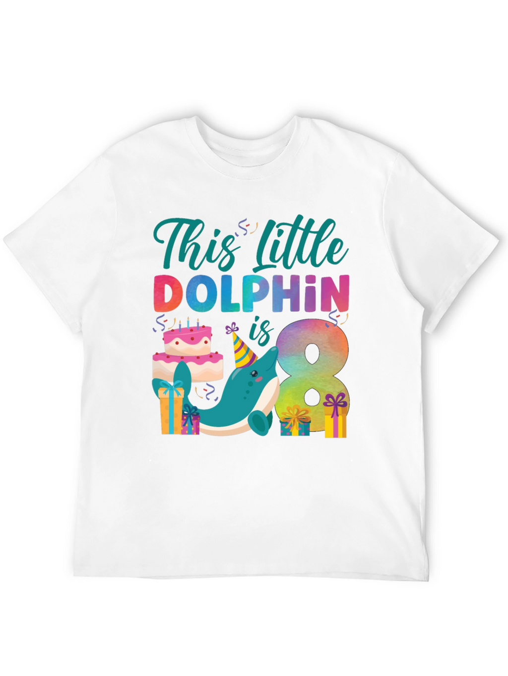 Dolphin 8th Birthday T-Shirt