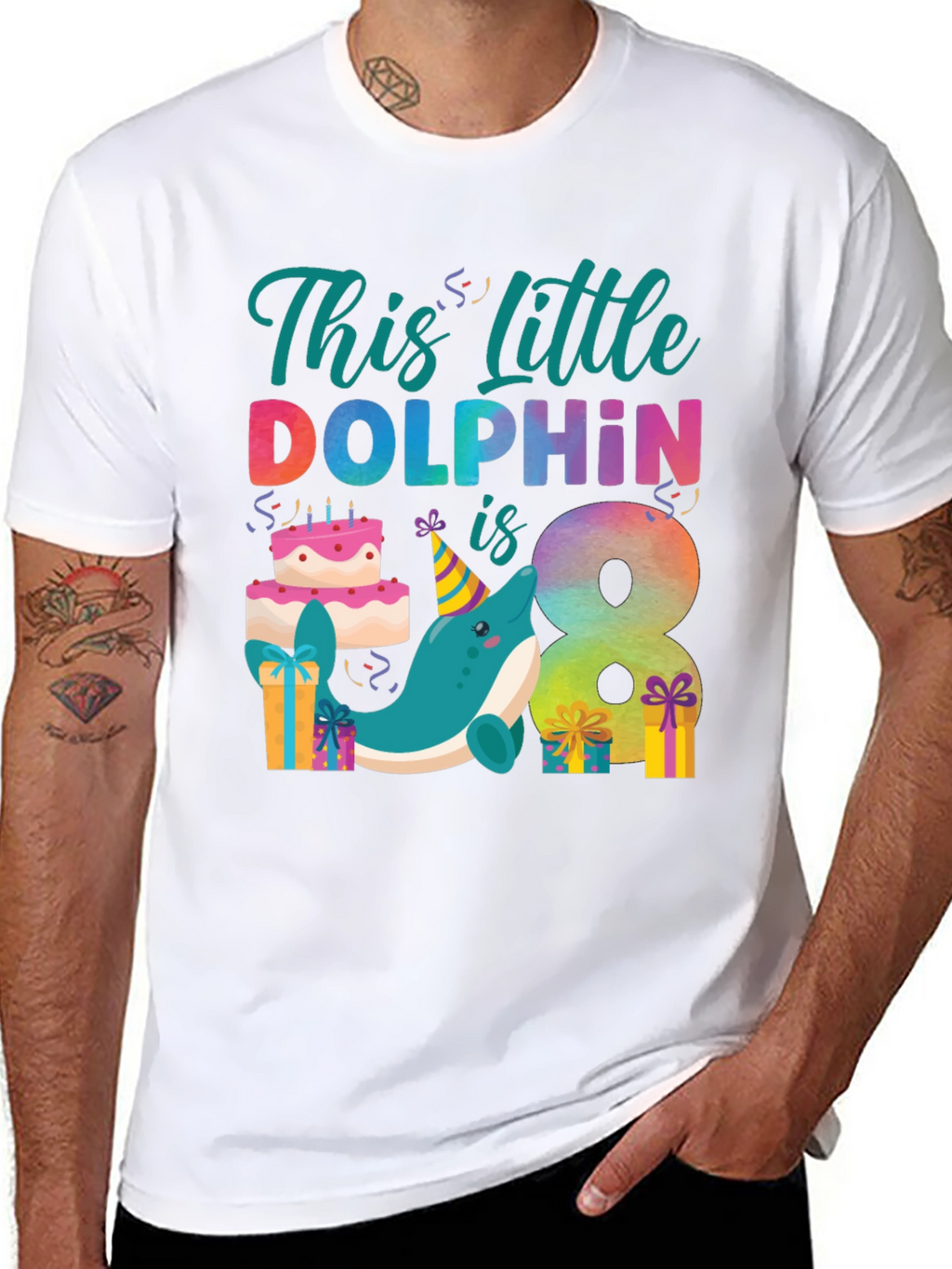 Dolphin 8th Birthday T-Shirt