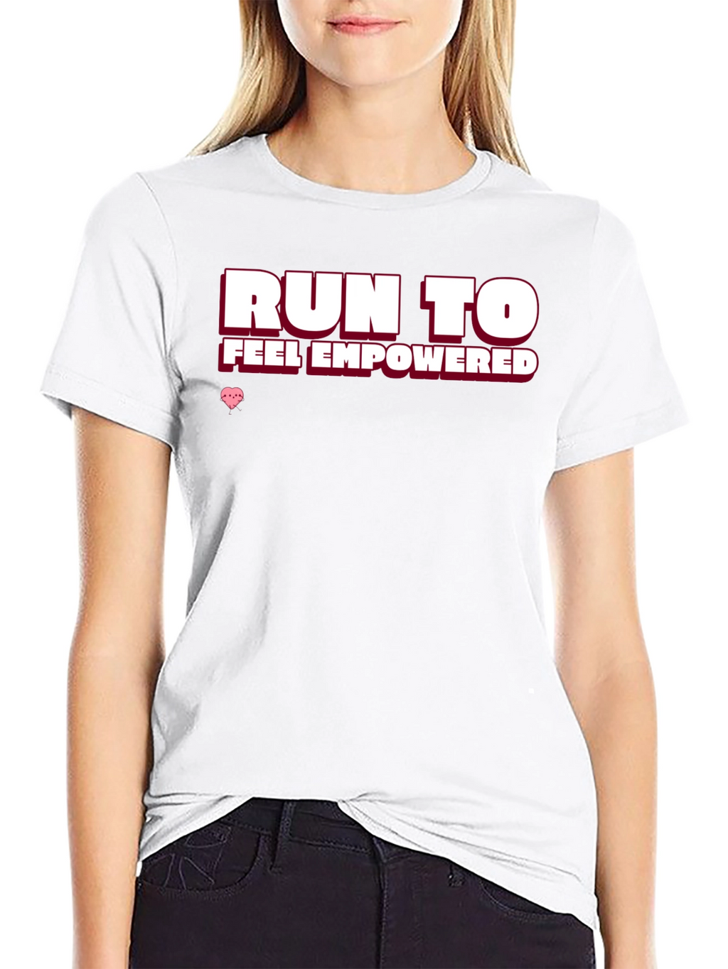Run to Feel Empowered Graphic Tee