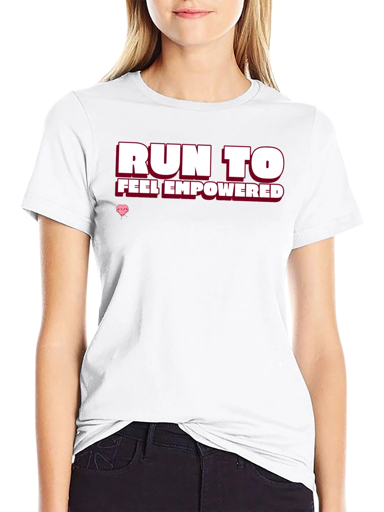 Run to Feel Empowered Graphic Tee