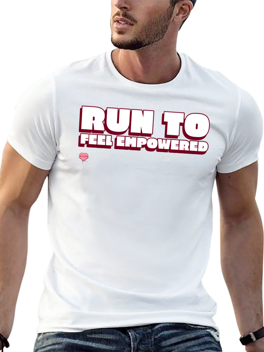 Run to Feel Empowered Graphic Tee