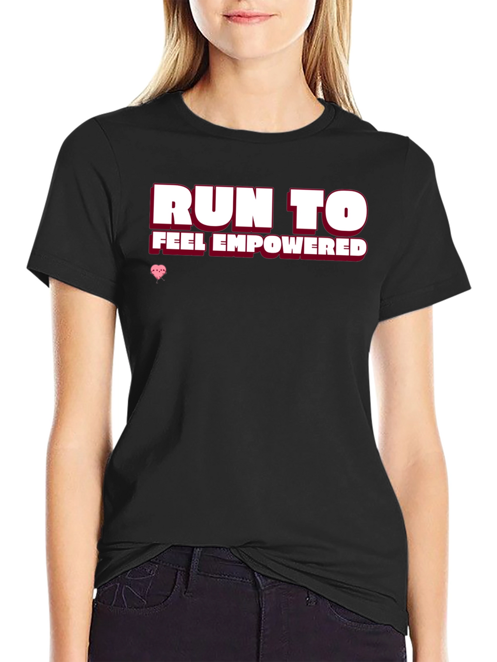 Run to Feel Empowered Graphic Tee