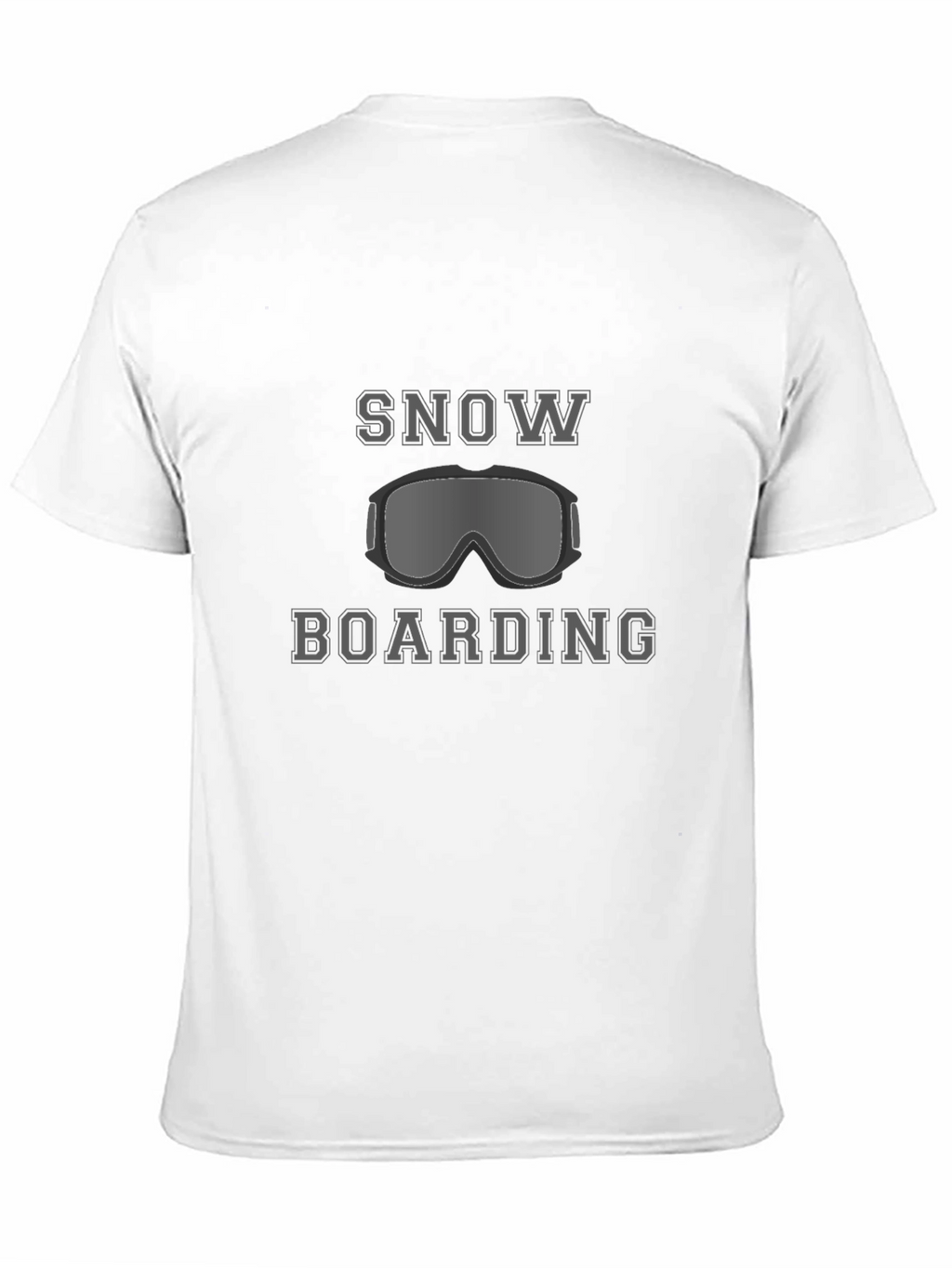 Snowboarding Graphic Tee - Black Casual T-Shirt