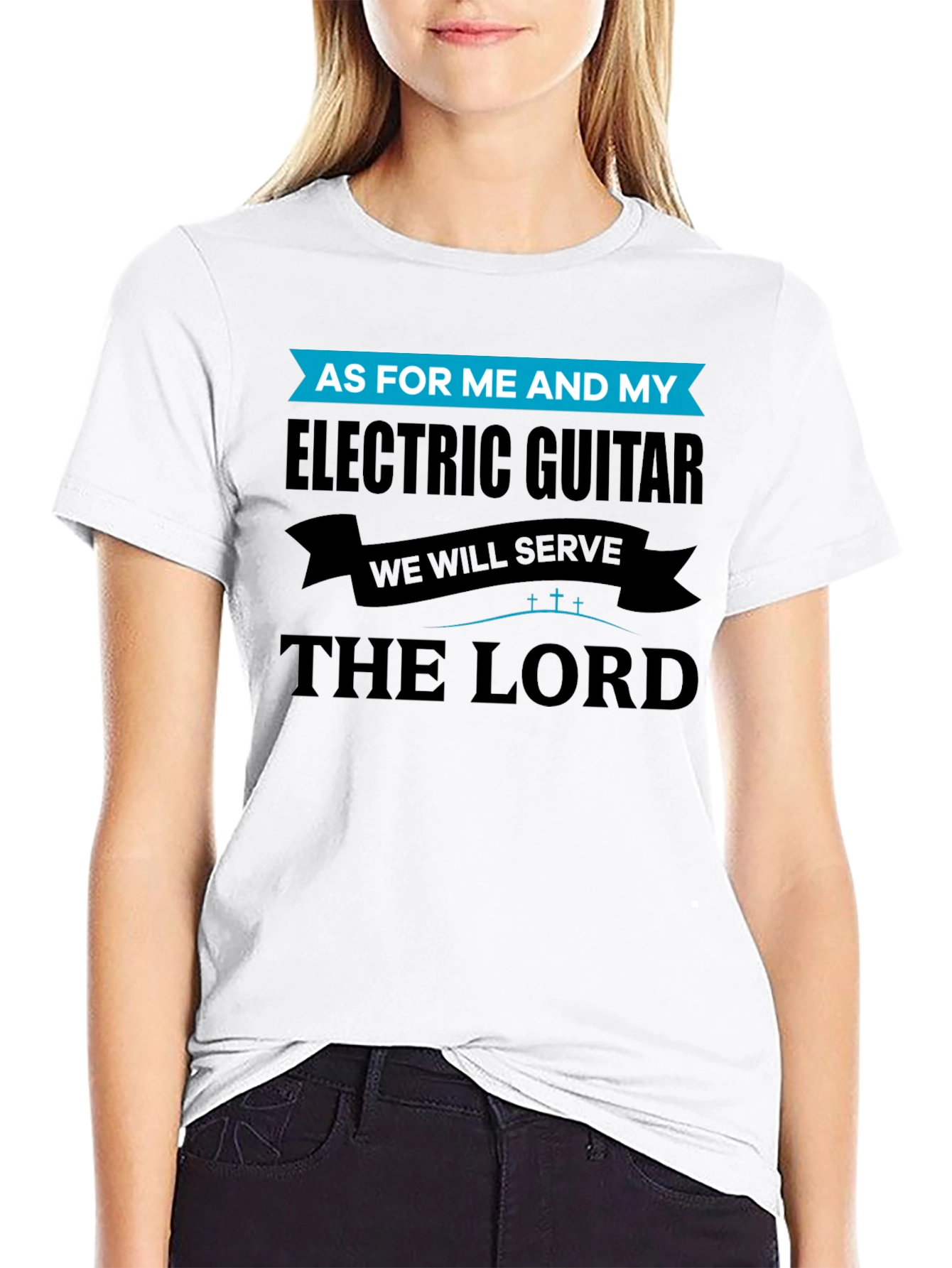 Electric Guitar & Lord T-Shirt - Black