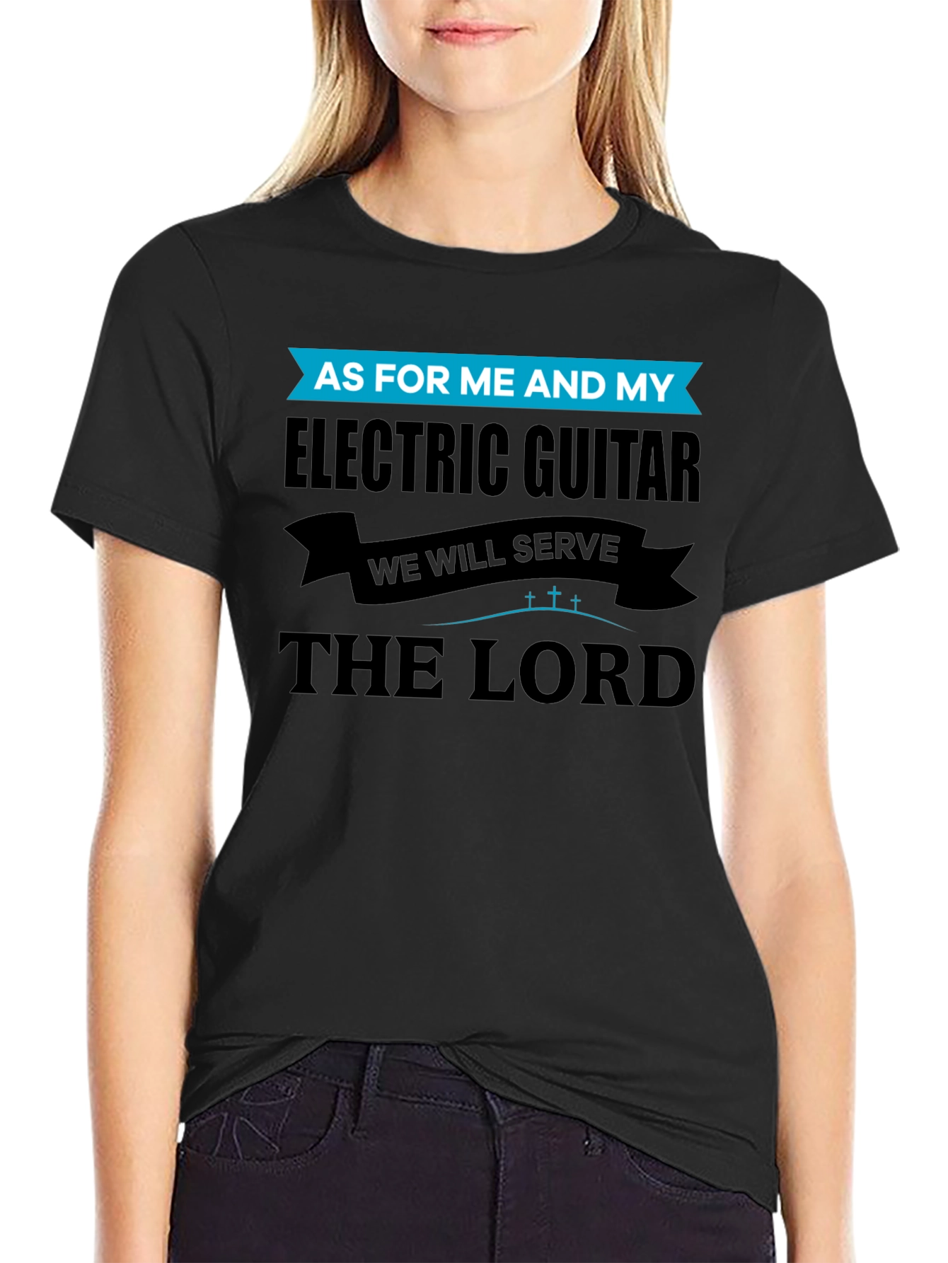Electric Guitar & Lord T-Shirt - Black