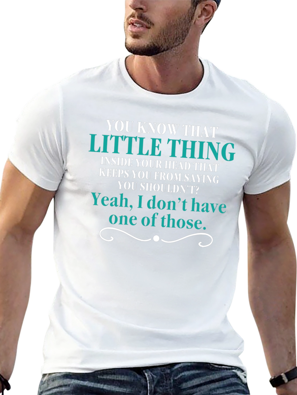Funny Graphic T-Shirt - Little Thing