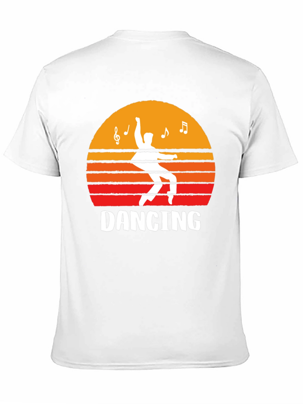 Dancing Sunset Graphic Tee - Black