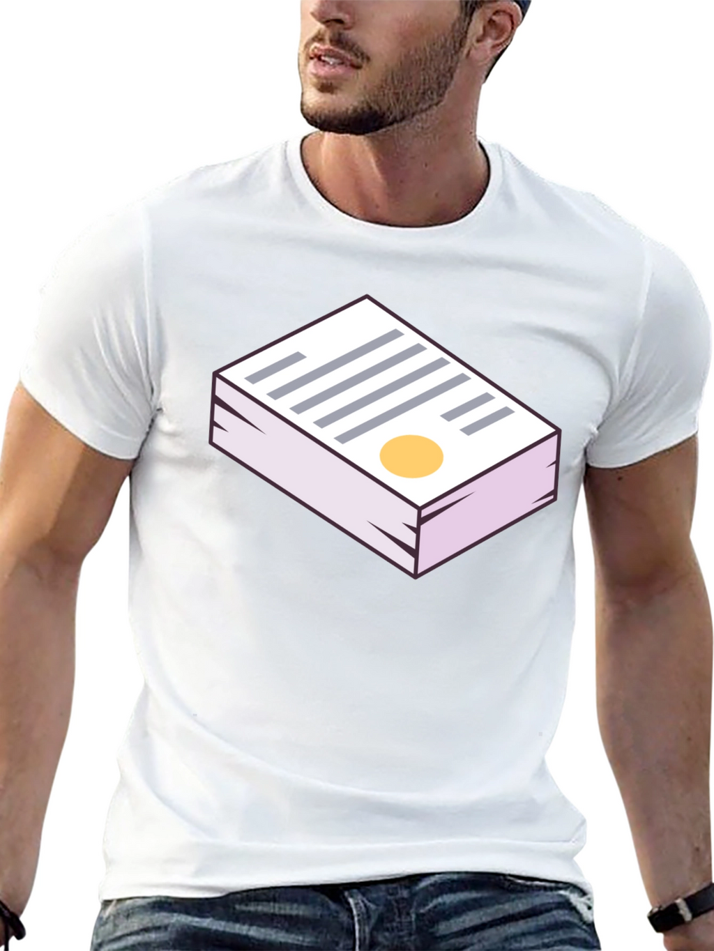 Statement Graphic Tee - Black Casual Shirt