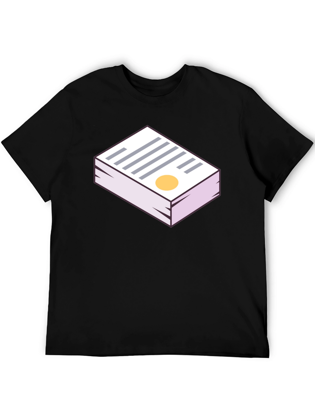 Statement Graphic Tee - Black Casual Shirt