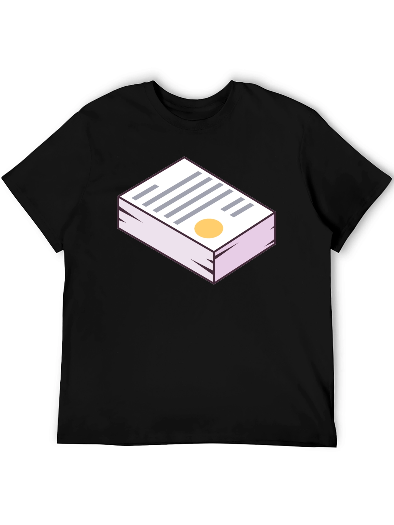 Statement Graphic Tee - Black Casual Shirt