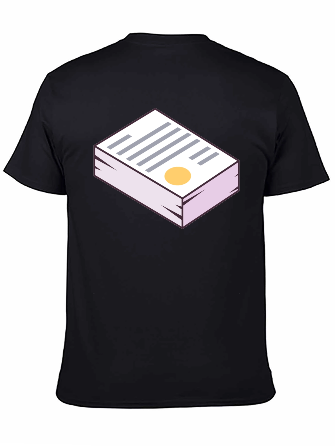 Statement Graphic Tee - Black Casual Shirt
