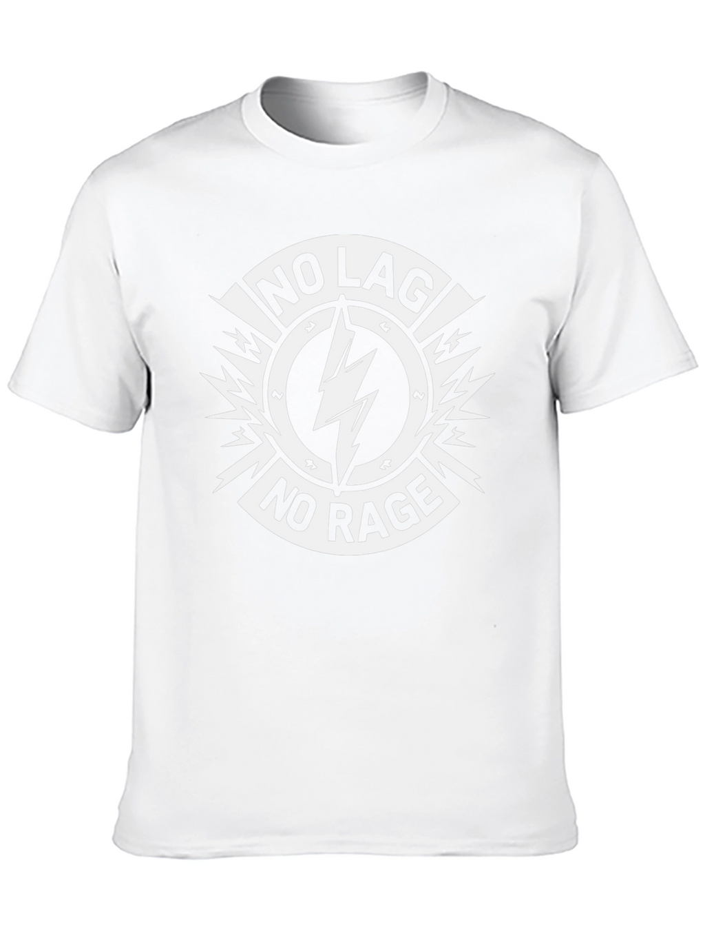 No Lag No Rage Graphic Tee - Black