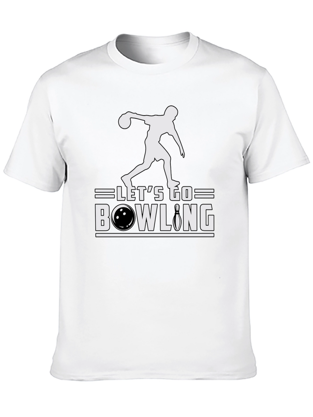 Lets Go Bowling T-Shirt - Strike Design