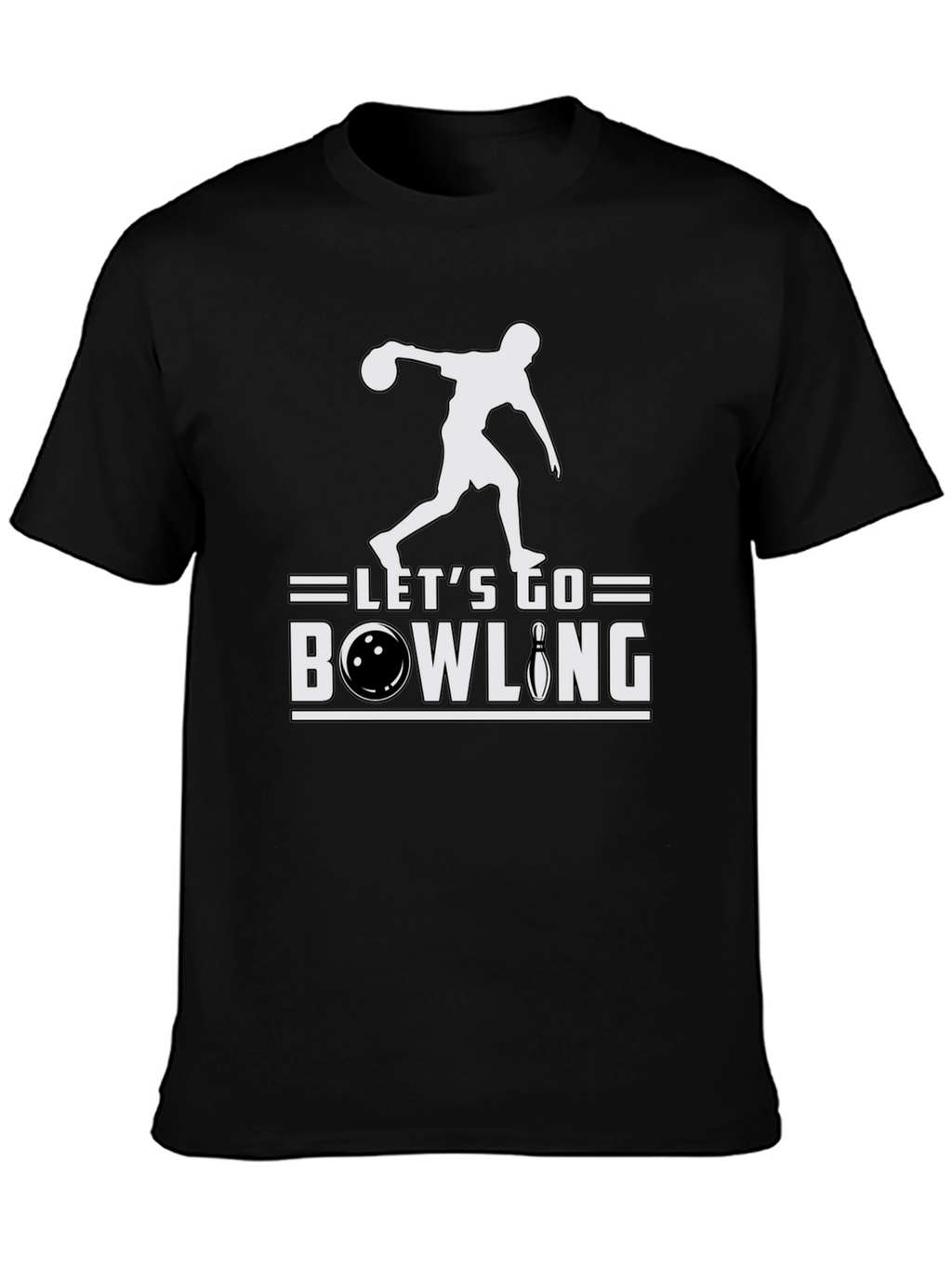 Lets Go Bowling T-Shirt - Strike Design