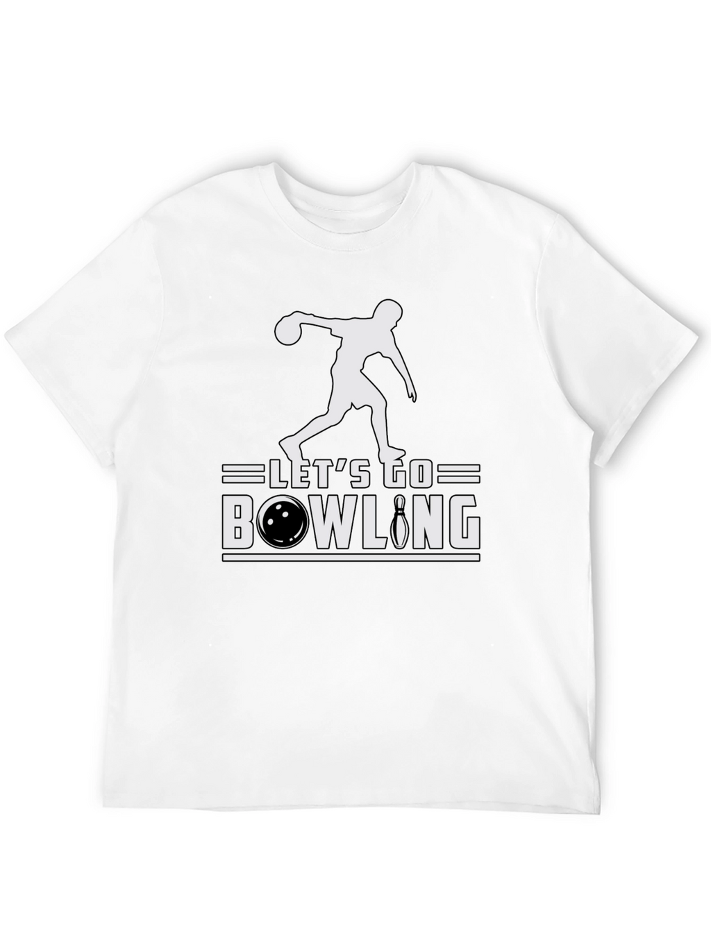 Lets Go Bowling T-Shirt - Strike Design