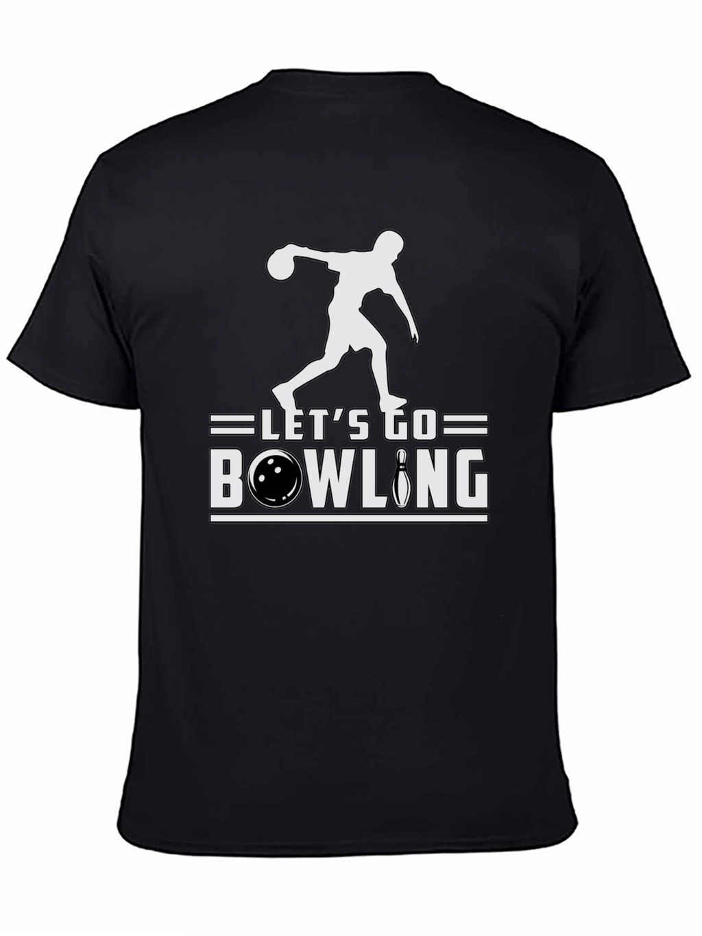 Lets Go Bowling T-Shirt - Strike Design