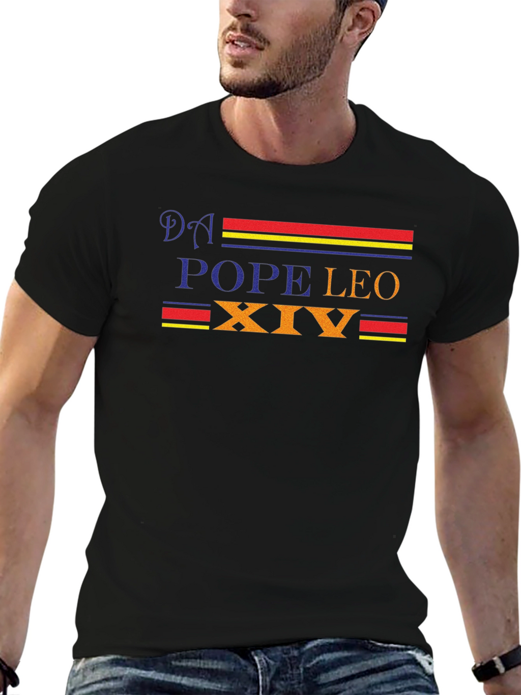 Da Pope Leo XIV T-Shirt Novelty Graphic Tee