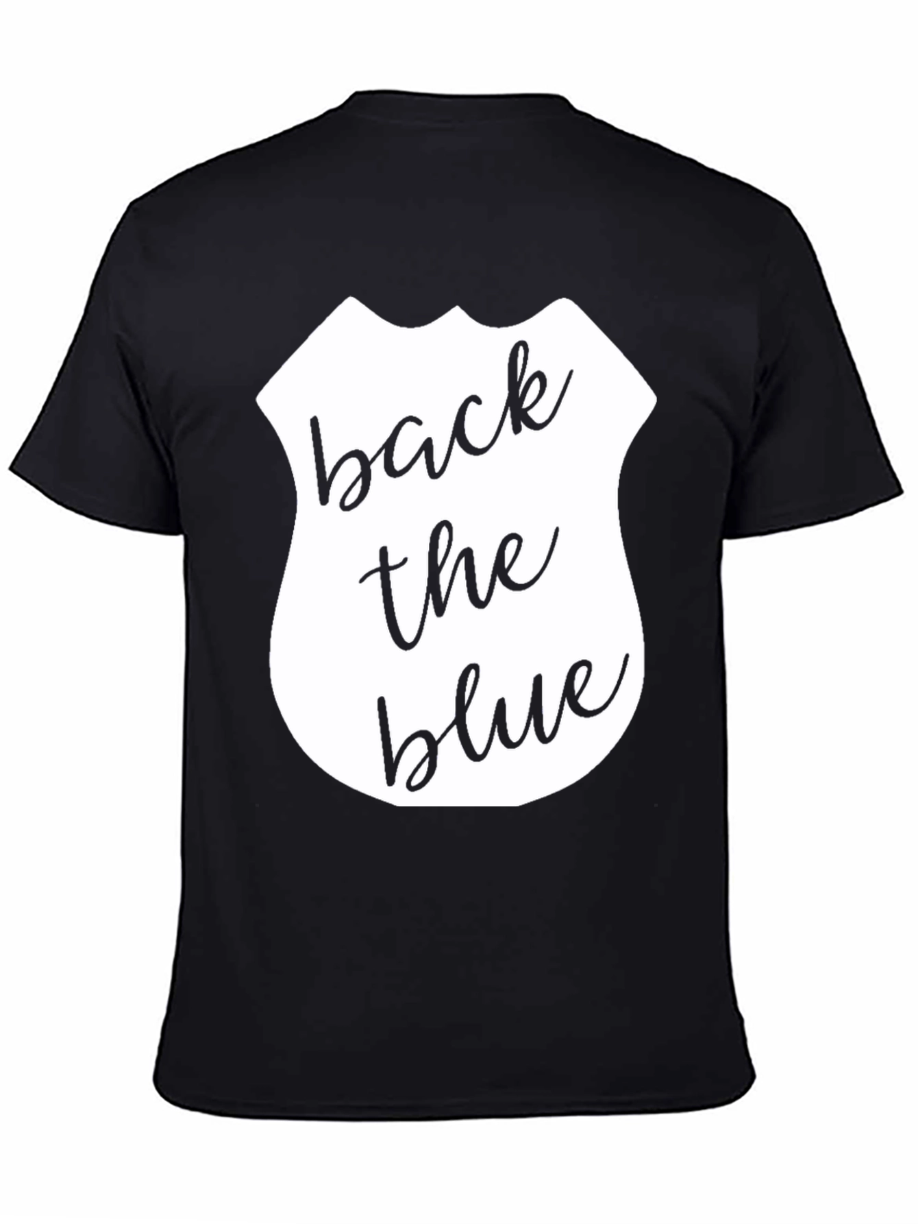 Back the Blue Graphic Tee - Support Law Enforcement T-Shirt