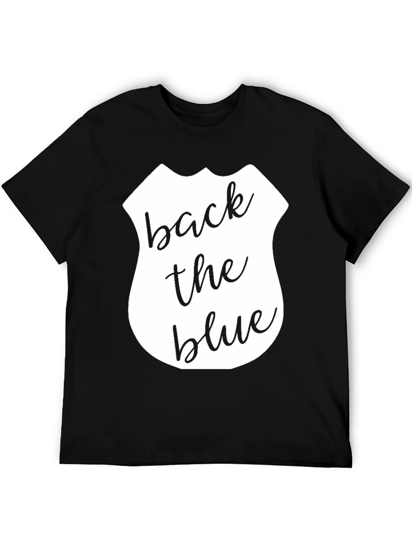 Back the Blue Graphic Tee - Support Law Enforcement T-Shirt