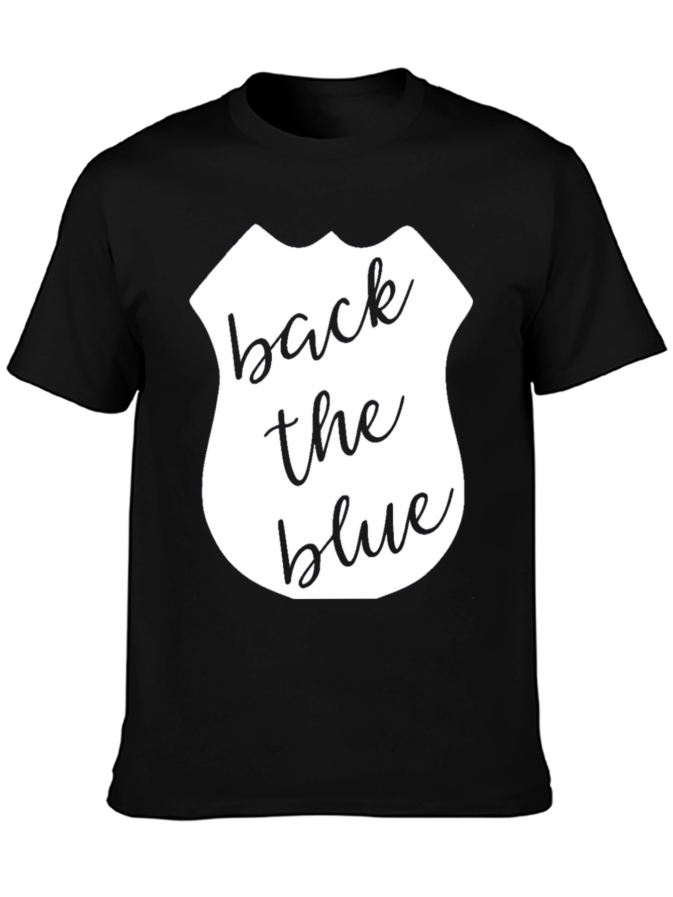 Back the Blue Graphic Tee - Support Law Enforcement T-Shirt