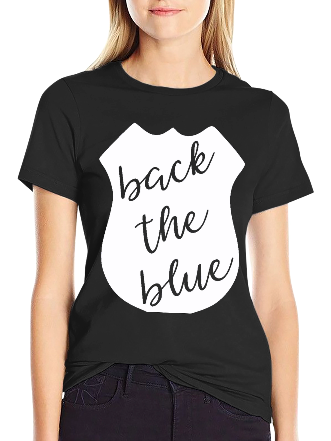 Back the Blue Graphic Tee - Support Law Enforcement T-Shirt